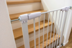 Baby,Gate,Installed,On,The,Stairs
